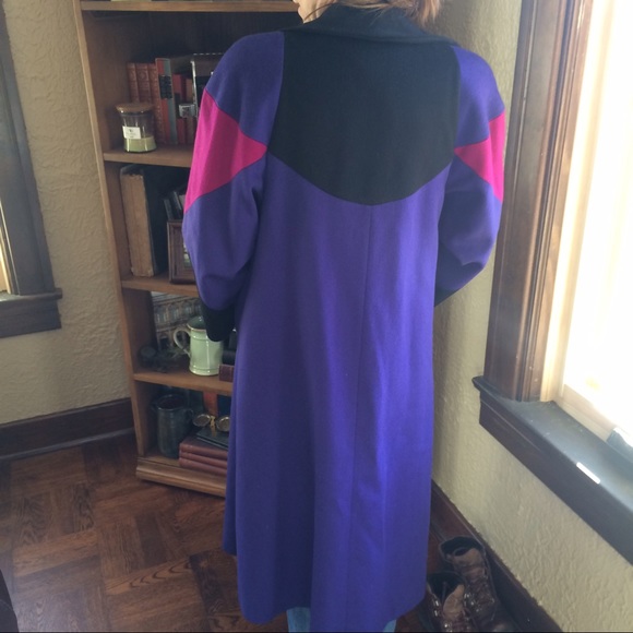 RARE Vintage Neiman Marcus Floor Length Wool Coat - Picture 8 of 8